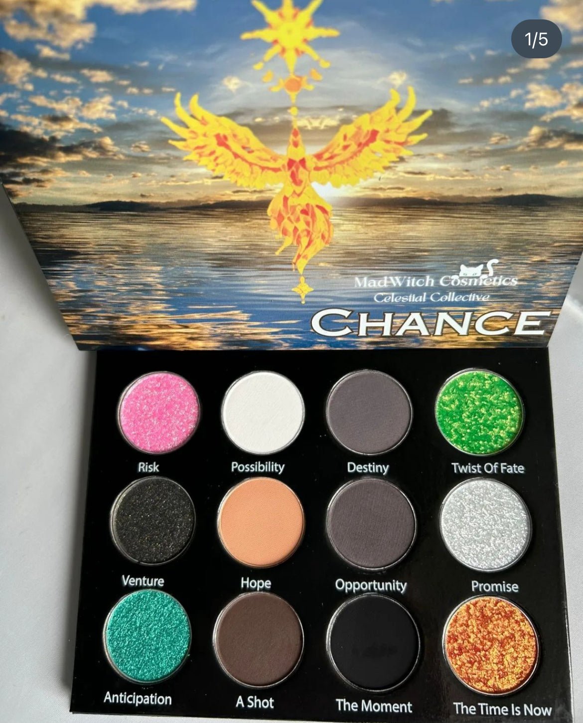 Chance 12 pan eye shadow palette in stock - MadWitch Cosmetics