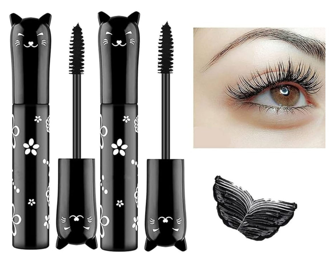 in stock cat shaped mascara by ownest in black, purple or blue - MadWitch Cosmetics